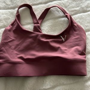 Matching sports bra and leggings outfit
